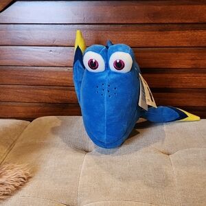 Plush Blue Fish Stuffed Animal - Soft Marine Toy